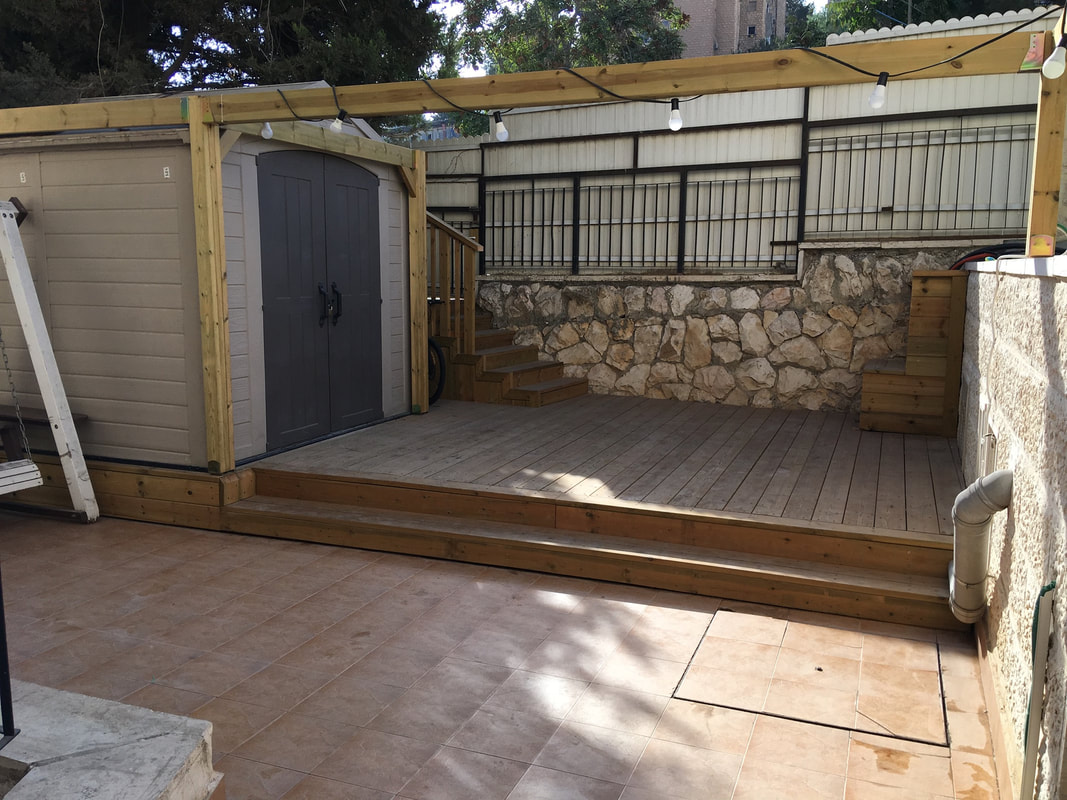 custom made Pressure Treated Deck and Stairs in Jerusalem